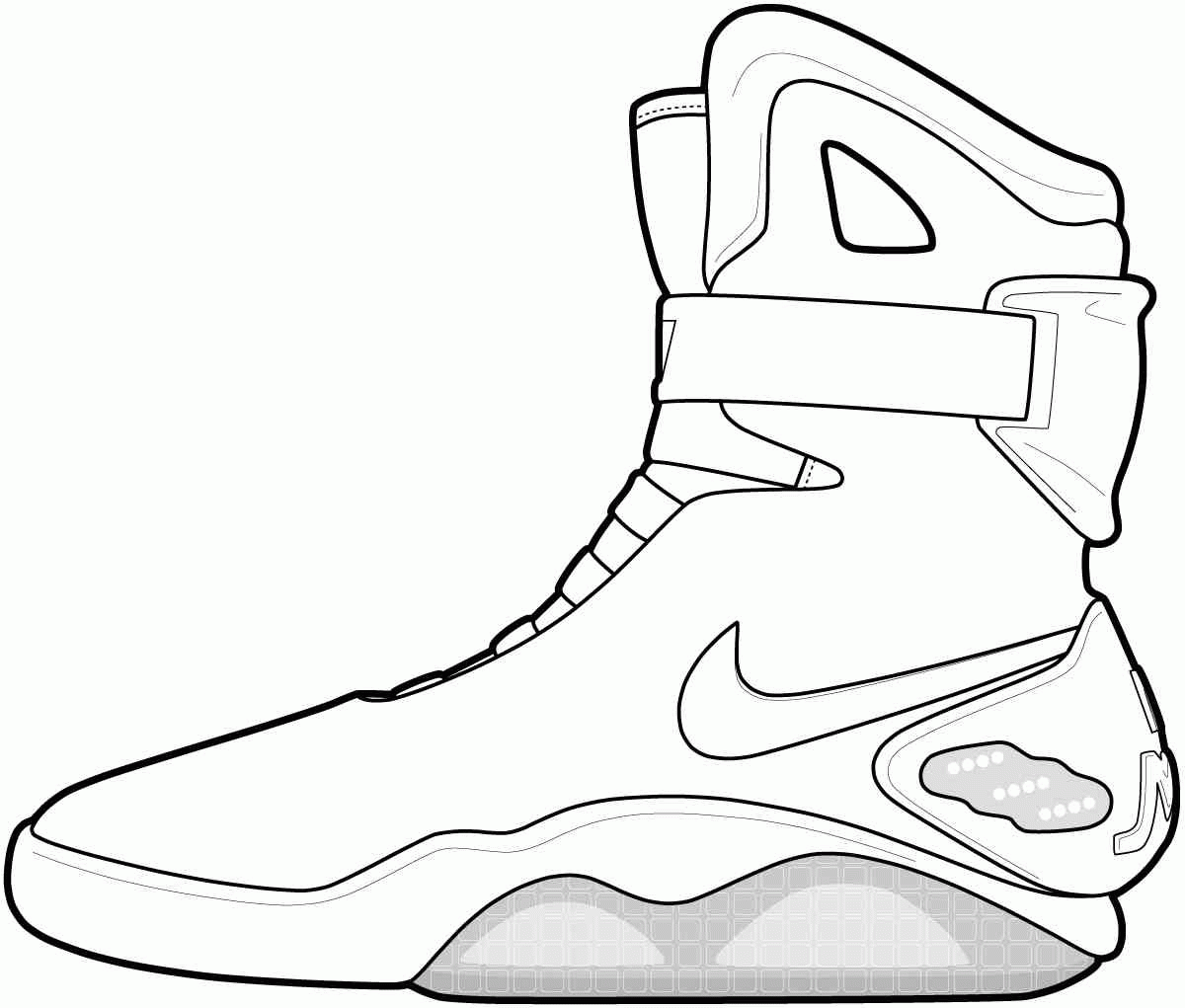 Free jordan shoe coloring pages download free jordan shoe coloring pages png images free cliparts on clipart library