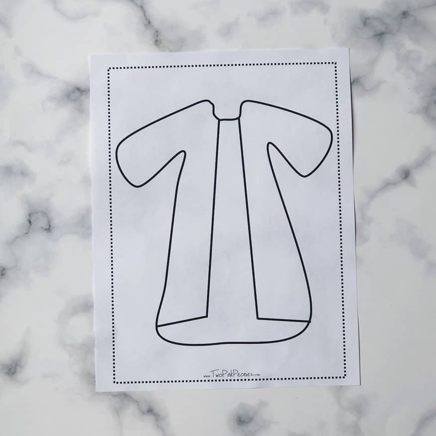 Free josephs coat printable instant pdf download