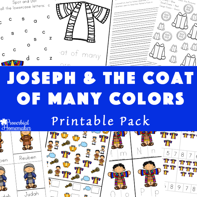 Joseph printable pack