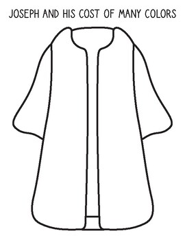 Joseph coat of many colors st joseph feast day coloring pages activity