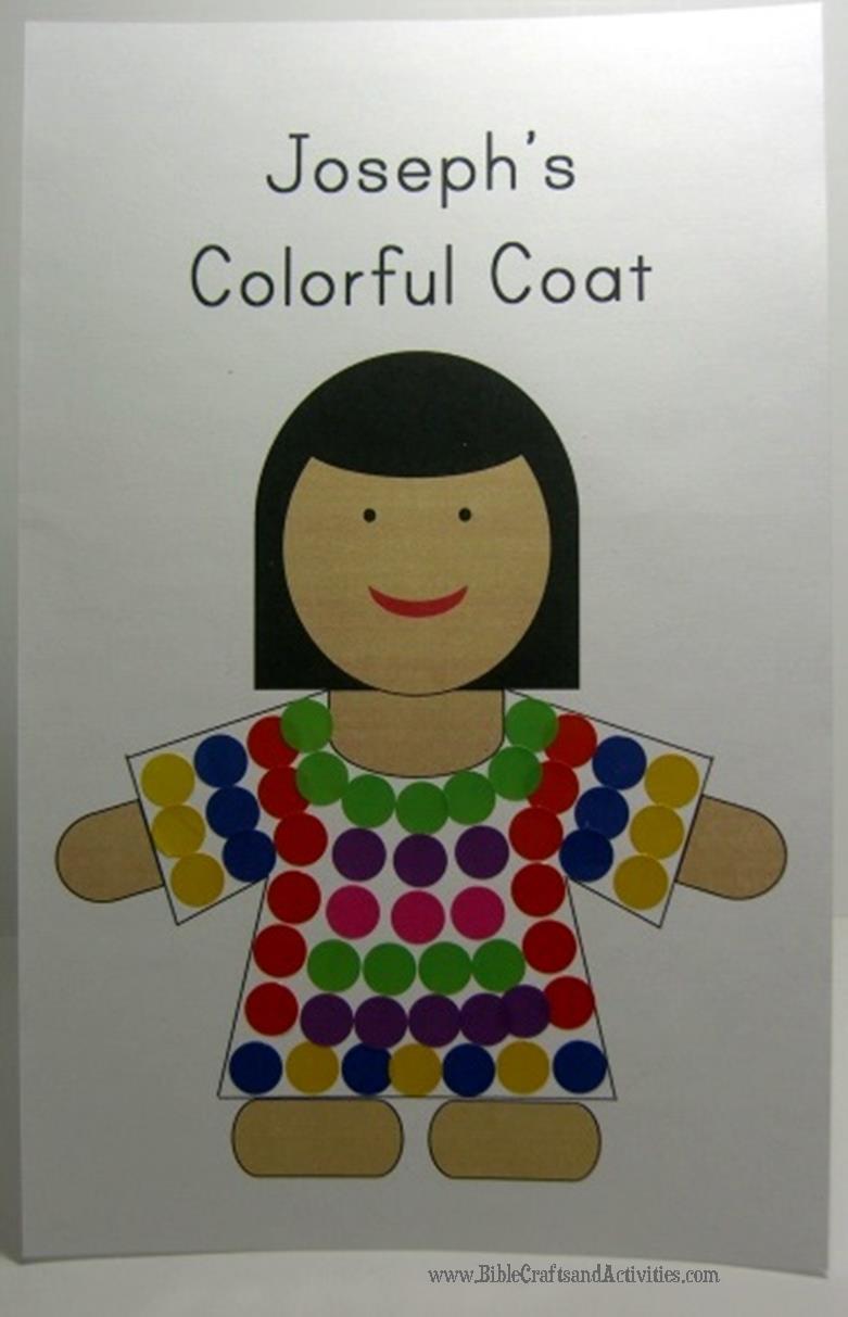 Craft for joseph his colorful coat