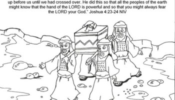 Joshua coloring page