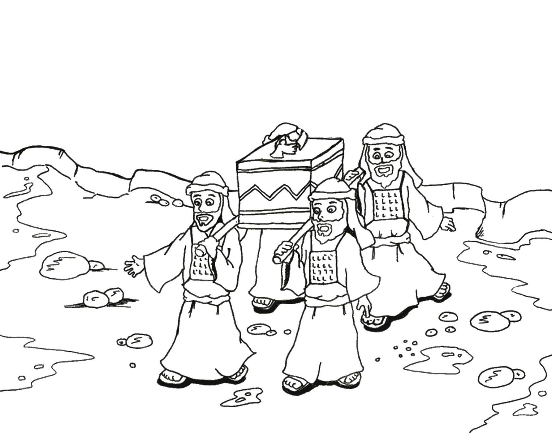 Joshua coloring pages