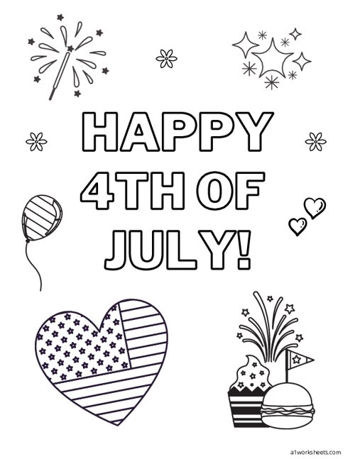 Th of july coloring pages printable fun fourth of july activities for kids