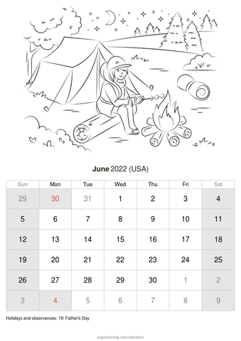 June calendar