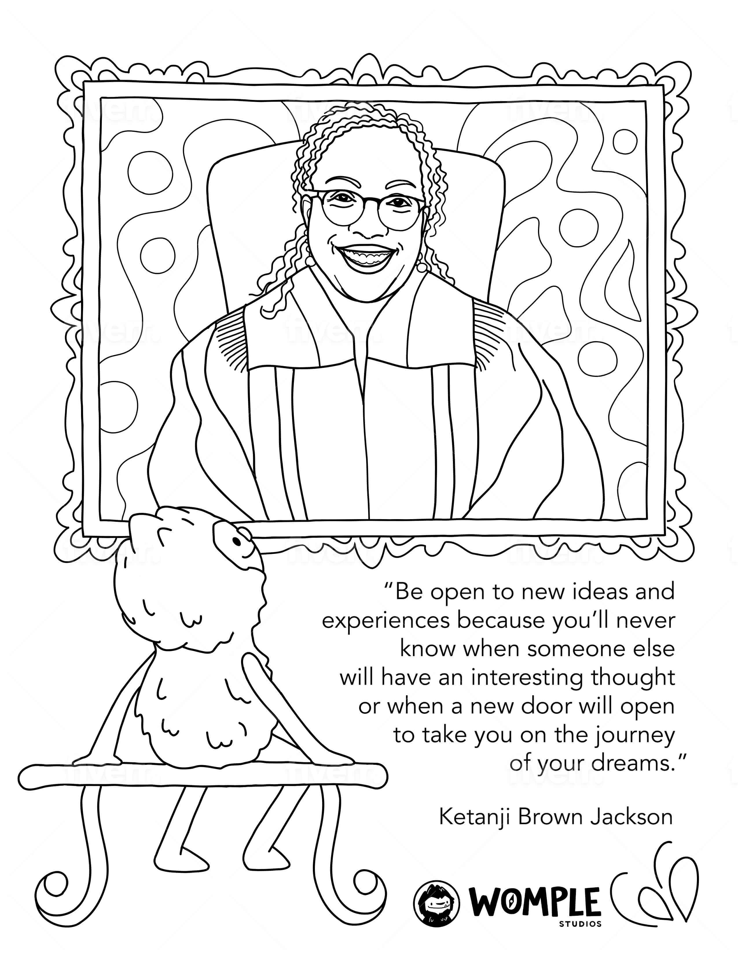 Juneteenth coloring page â womple studios