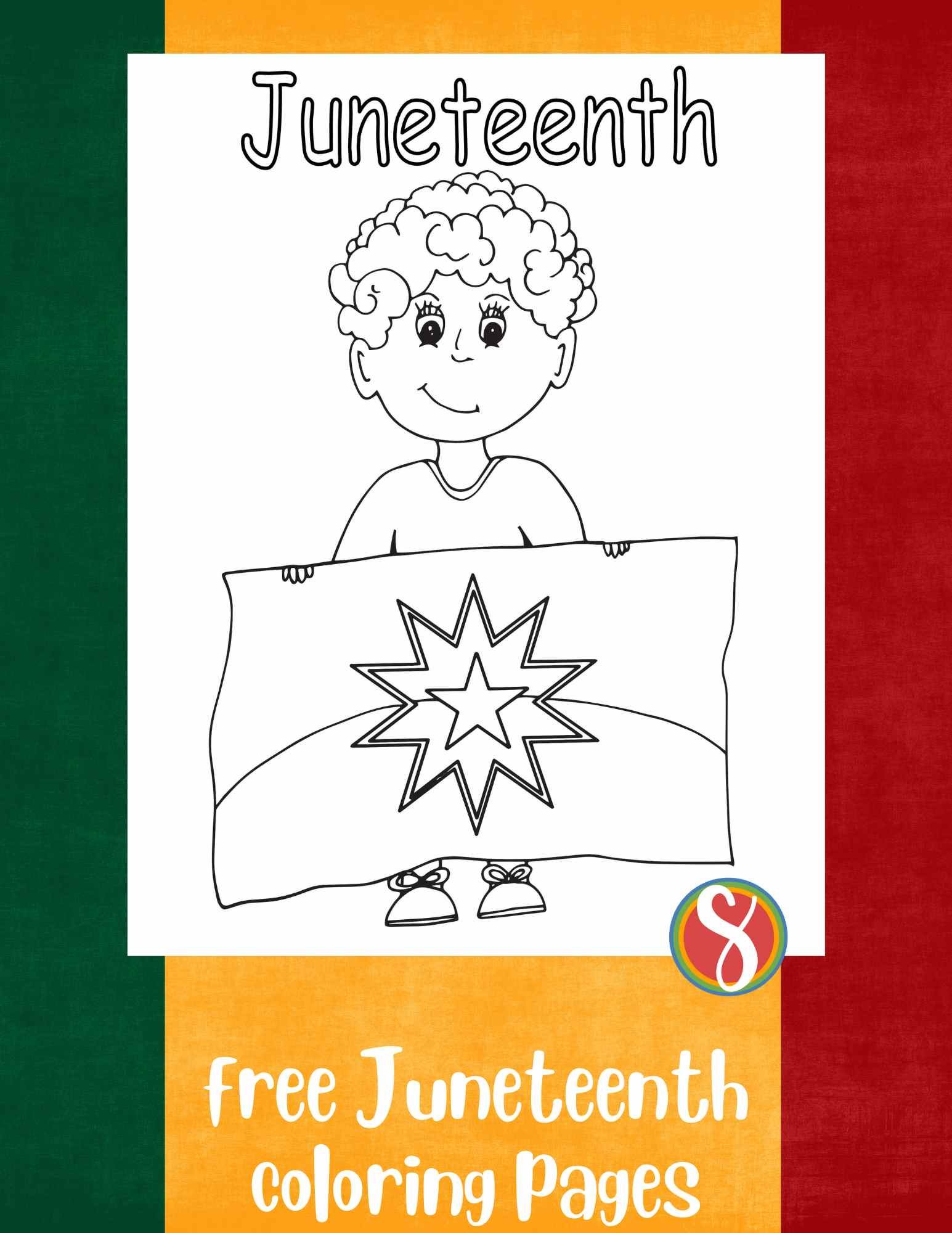 Free juneteenth coloring pages â stevie doodles