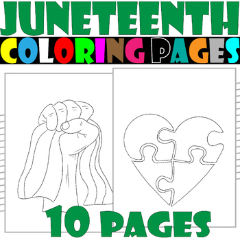 Juneteenth coloring pages for kids juneteenth coloring sheets tpt