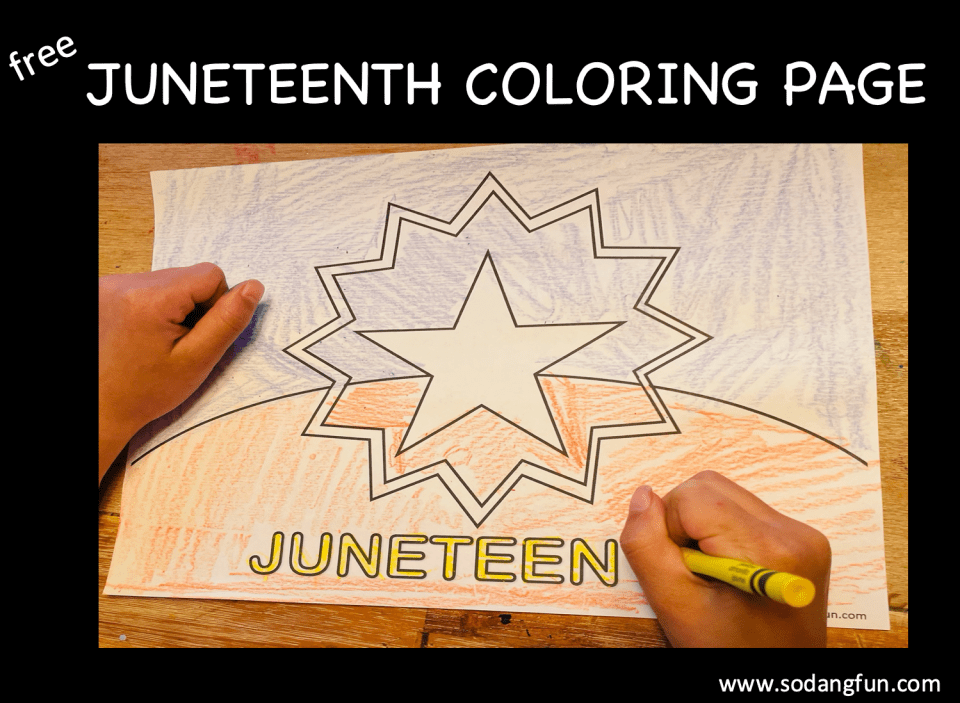 Juneteenth watercolor resist