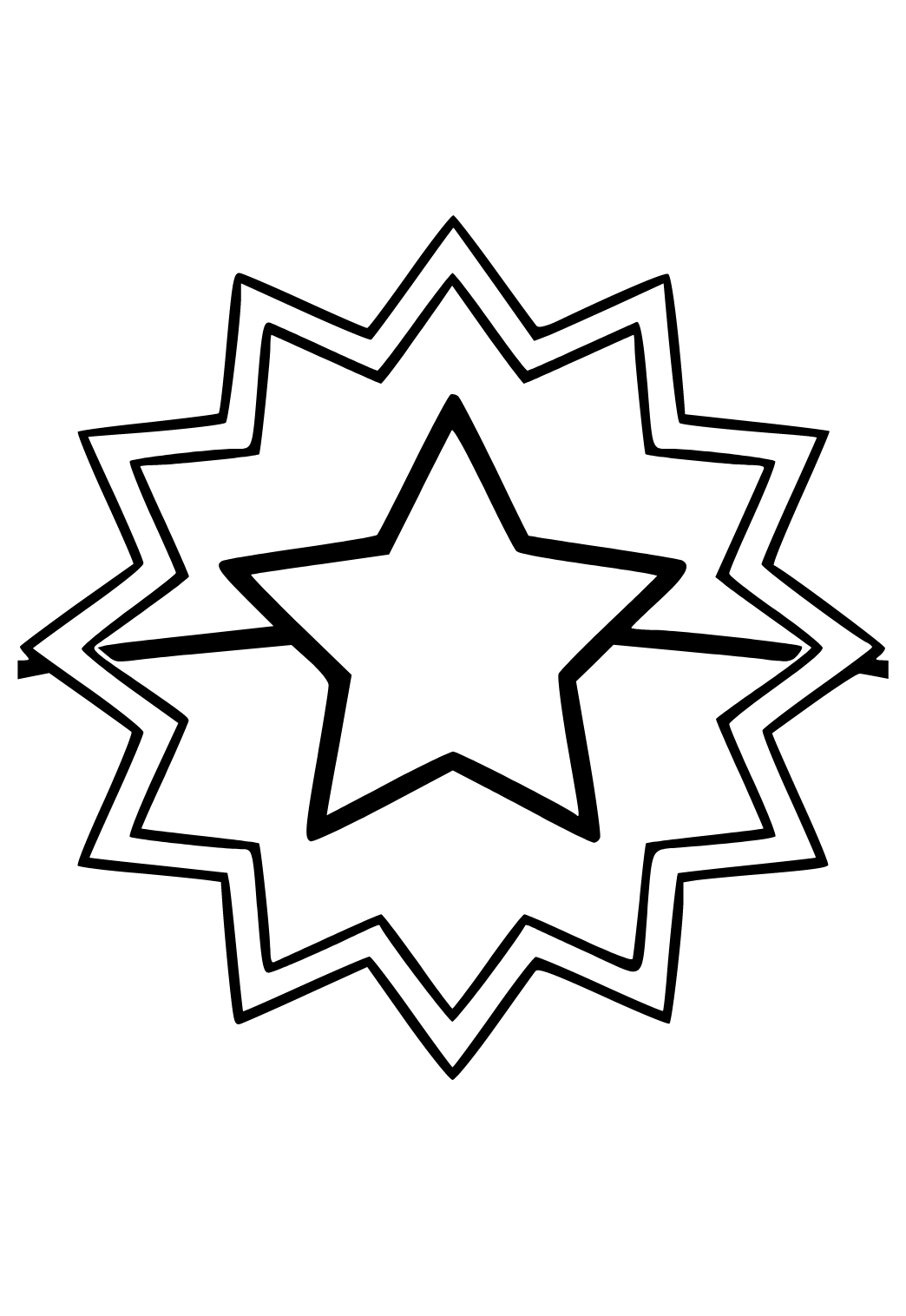 Free printable juneteenth star coloring page for adults and kids