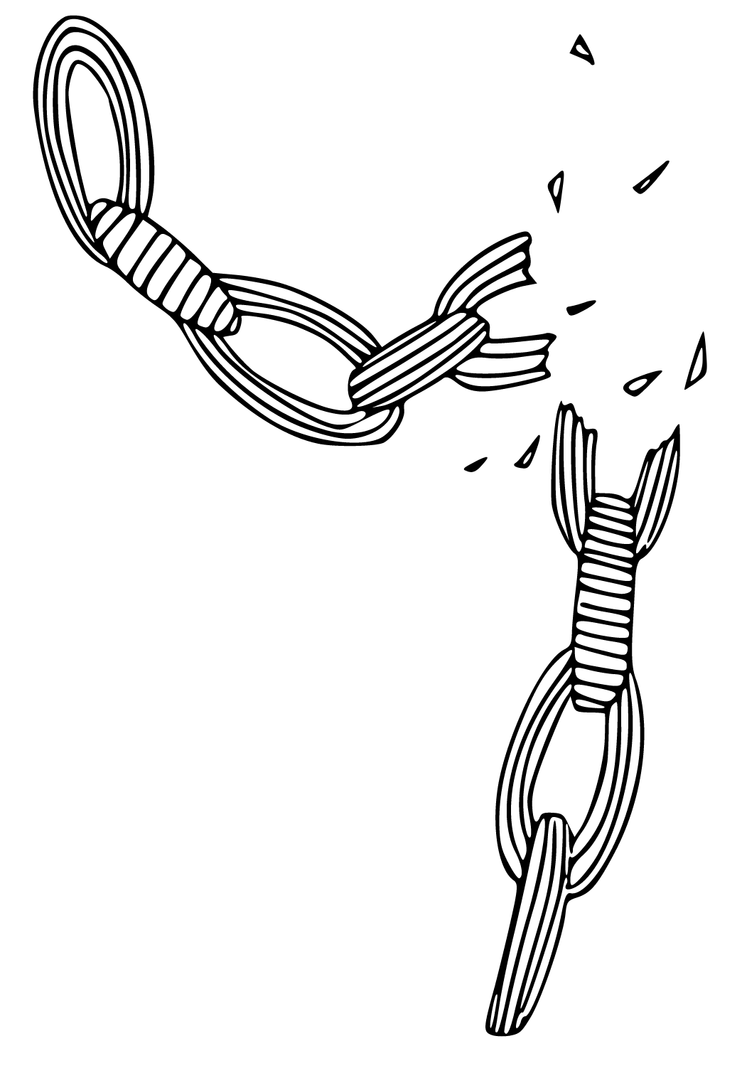 Free printable juneteenth chains coloring page for adults and kids