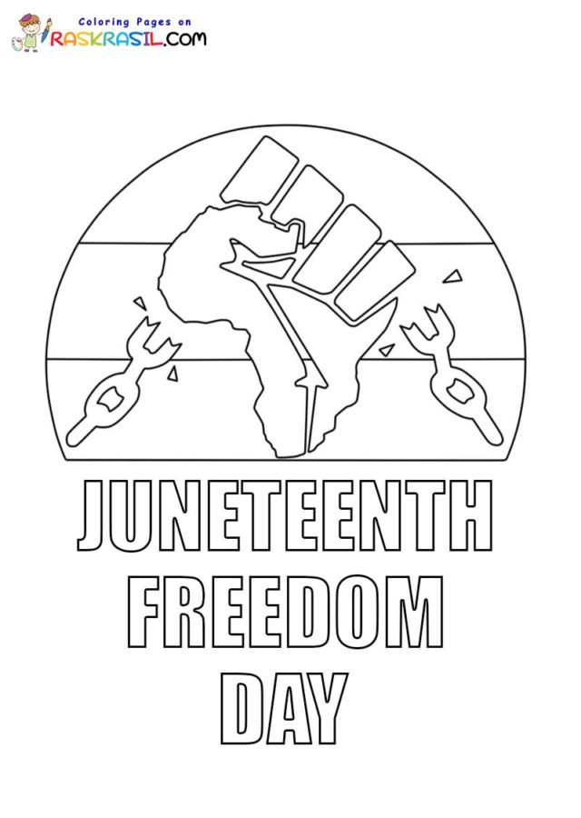 Juneteenth coloring pages printable for free download