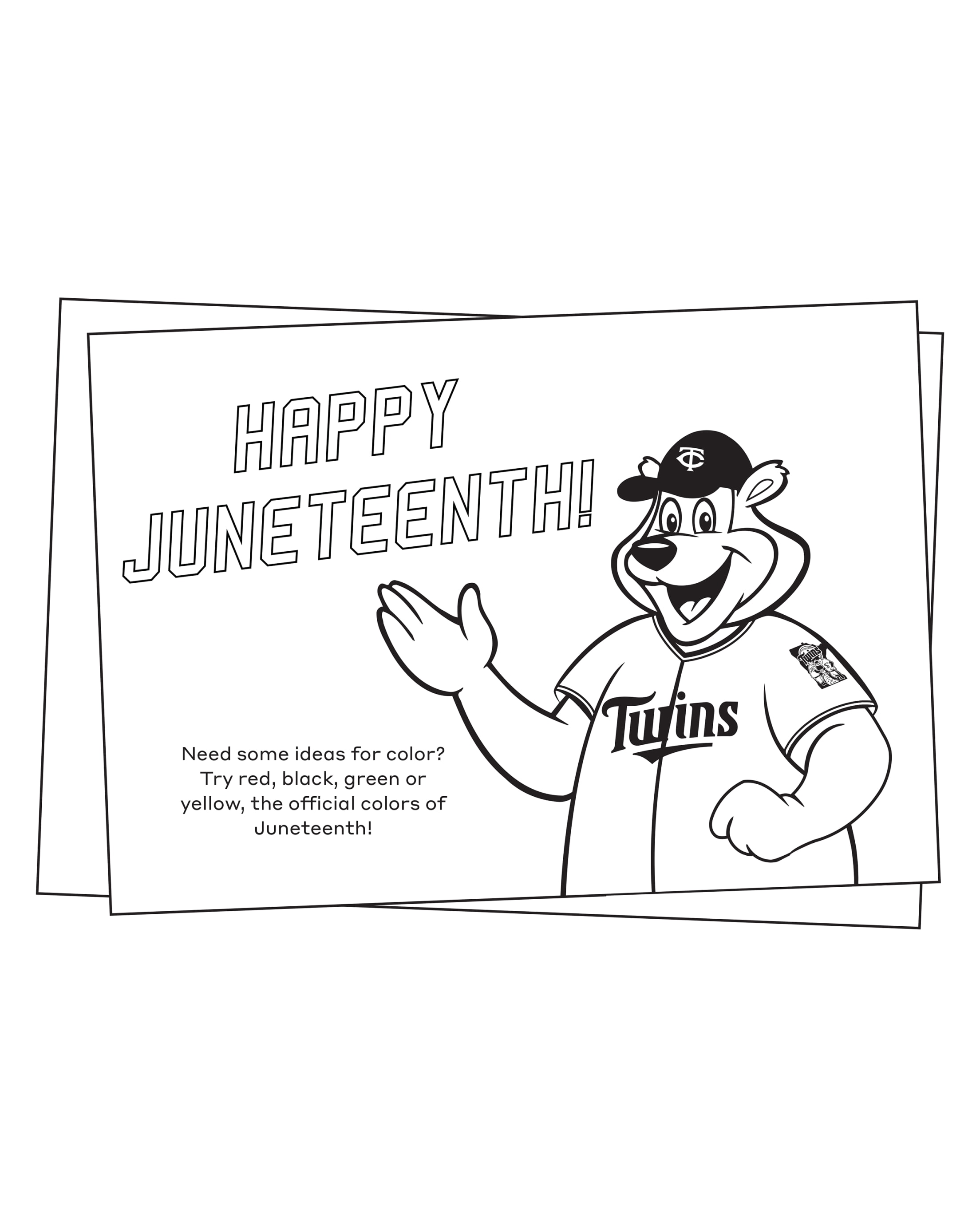Kids coloring pages minnesota twins