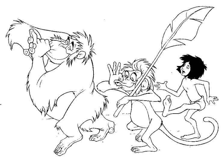 Jungle book coloring pages