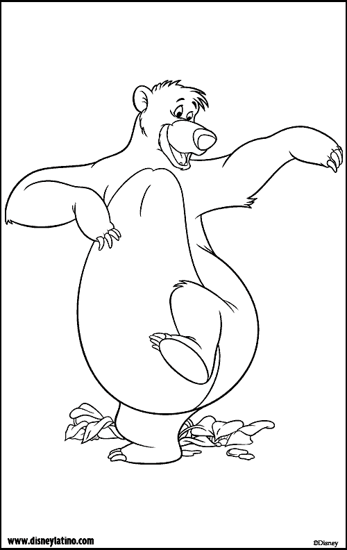 The jungle book coloring pages