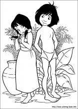 Jungle book coloring pages on coloring