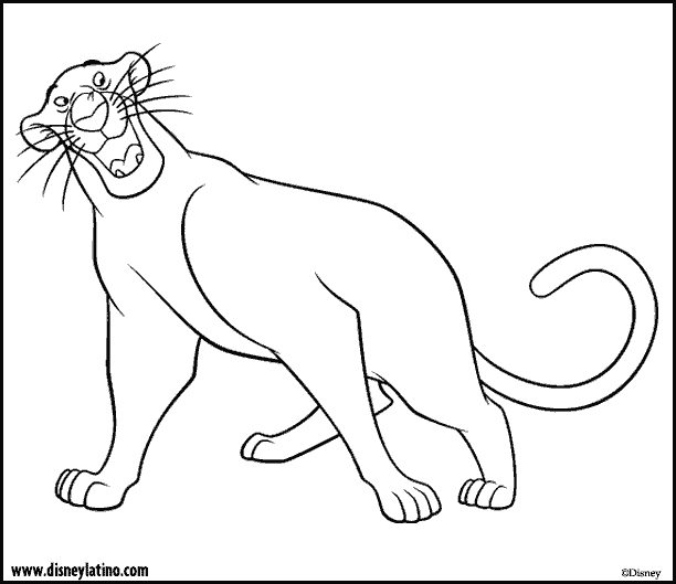 The jungle book coloring pages