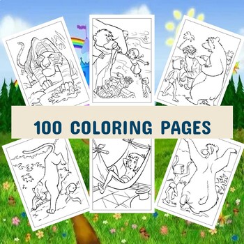 Discover the magic jungle book characters e to life in coloring pages