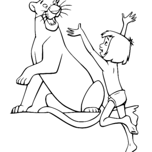 Jungle book coloring pages printable for free download