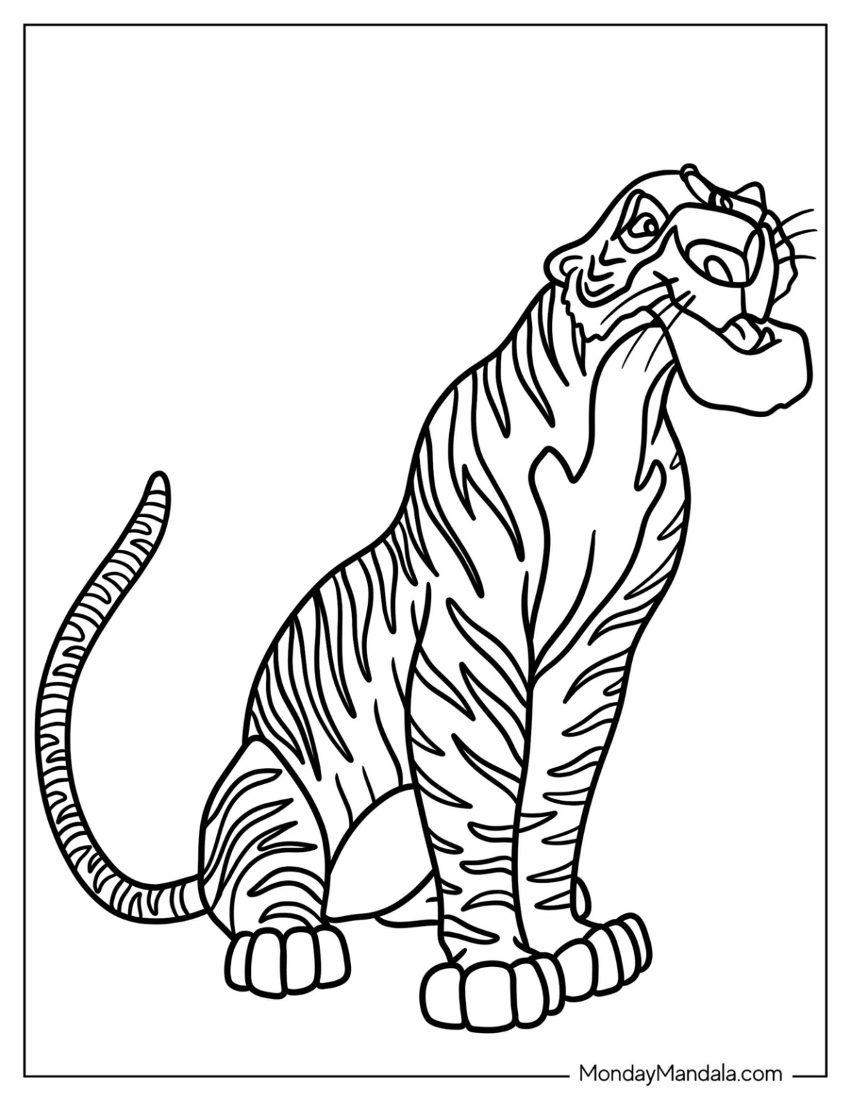 Jungle book coloring pages free pdf printable