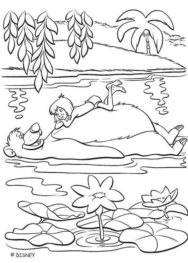Free coloring pages of jungle book download free coloring pages of jungle book png images free cliparts on clipart library