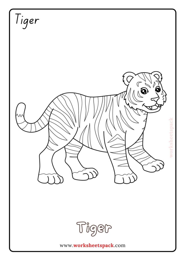 Free jungle animal coloring pages pdf