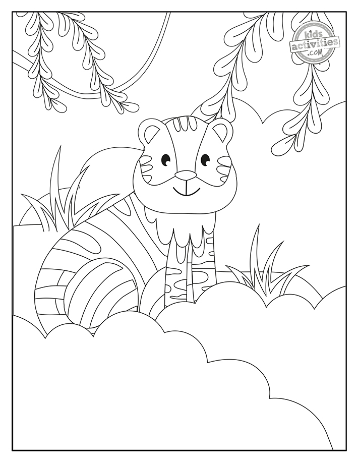 Exotic fun jungle animals coloring pages kids activities blog