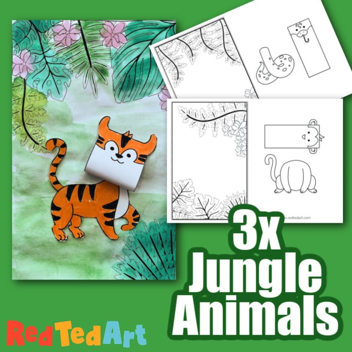 D jungle coloring pages