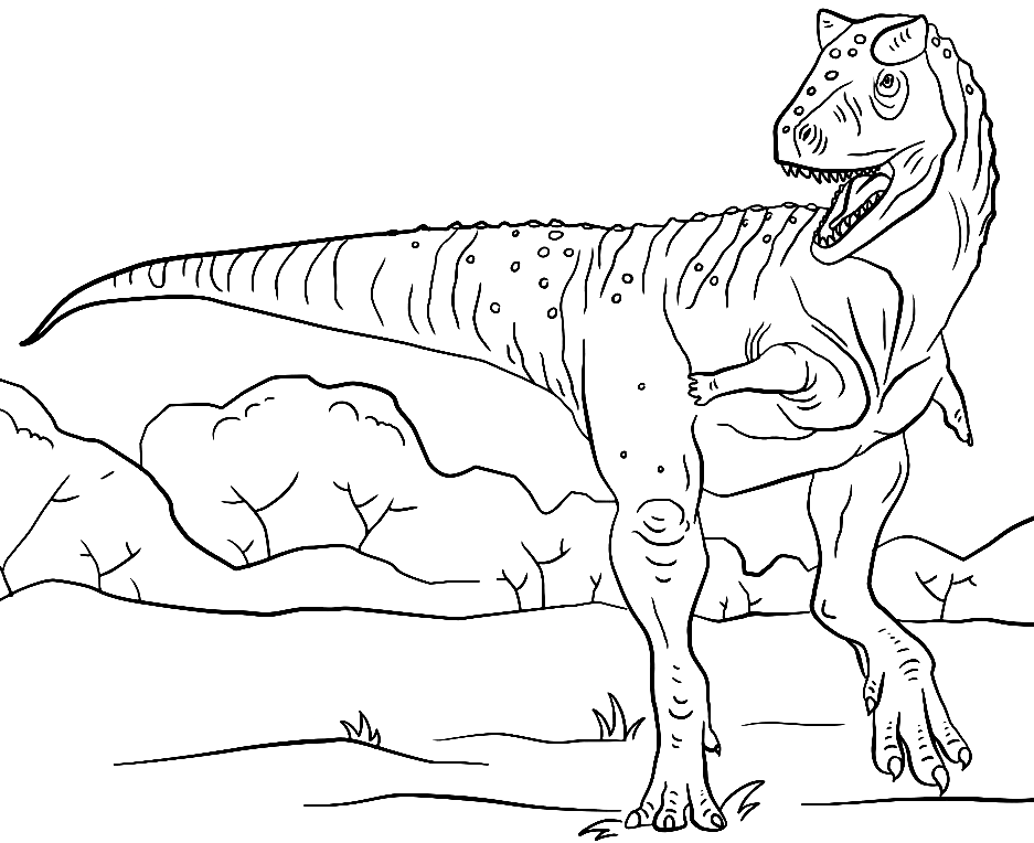 Saurischian dinosaurs coloring pages printable for free download