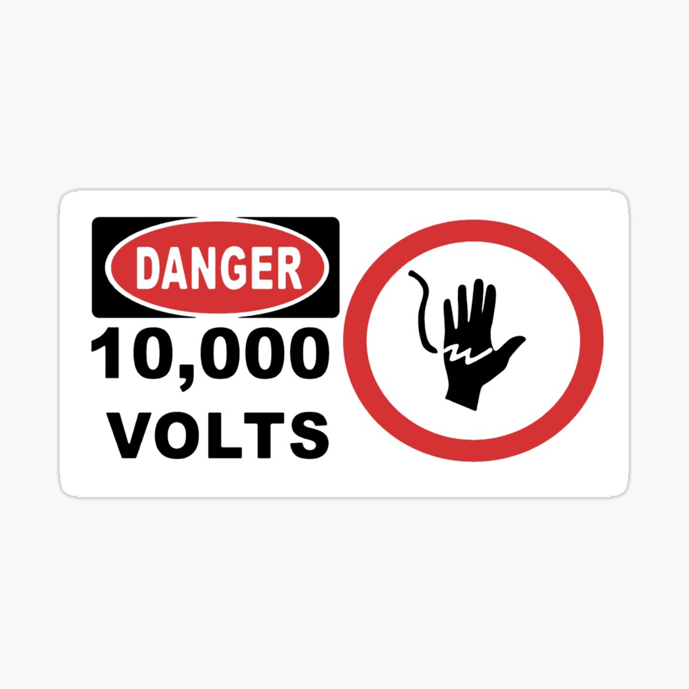 Jurassic park volts sign art board print for sale by lordneckbeard