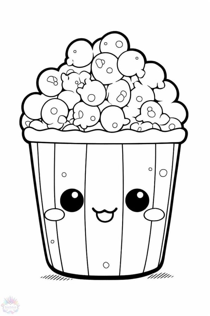 Kawaii coloring pages