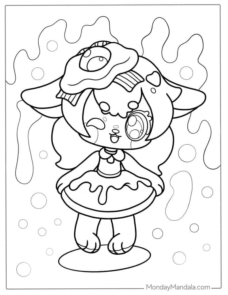 Kawaii coloring pages free pdf printables