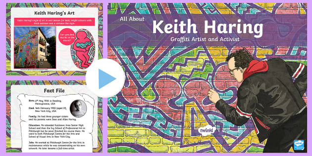 All about keith haring art powerpoint