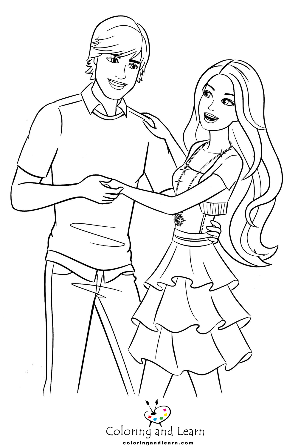 Barbie coloring pages