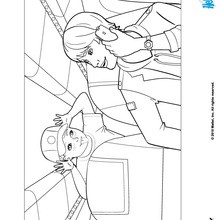 Ken is in the aircraft coloring pages