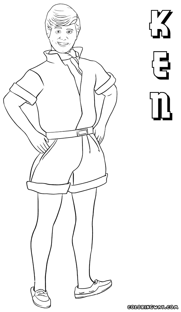 Barbie ken coloring pages coloring pages to download and print