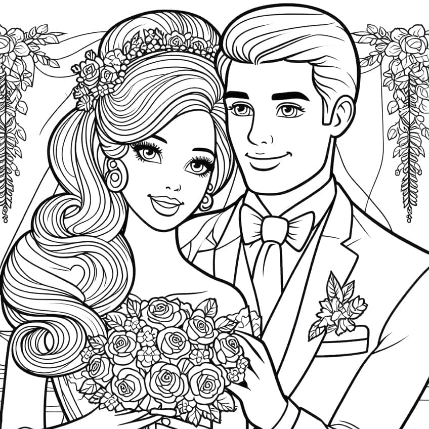 Barbie coloring pages