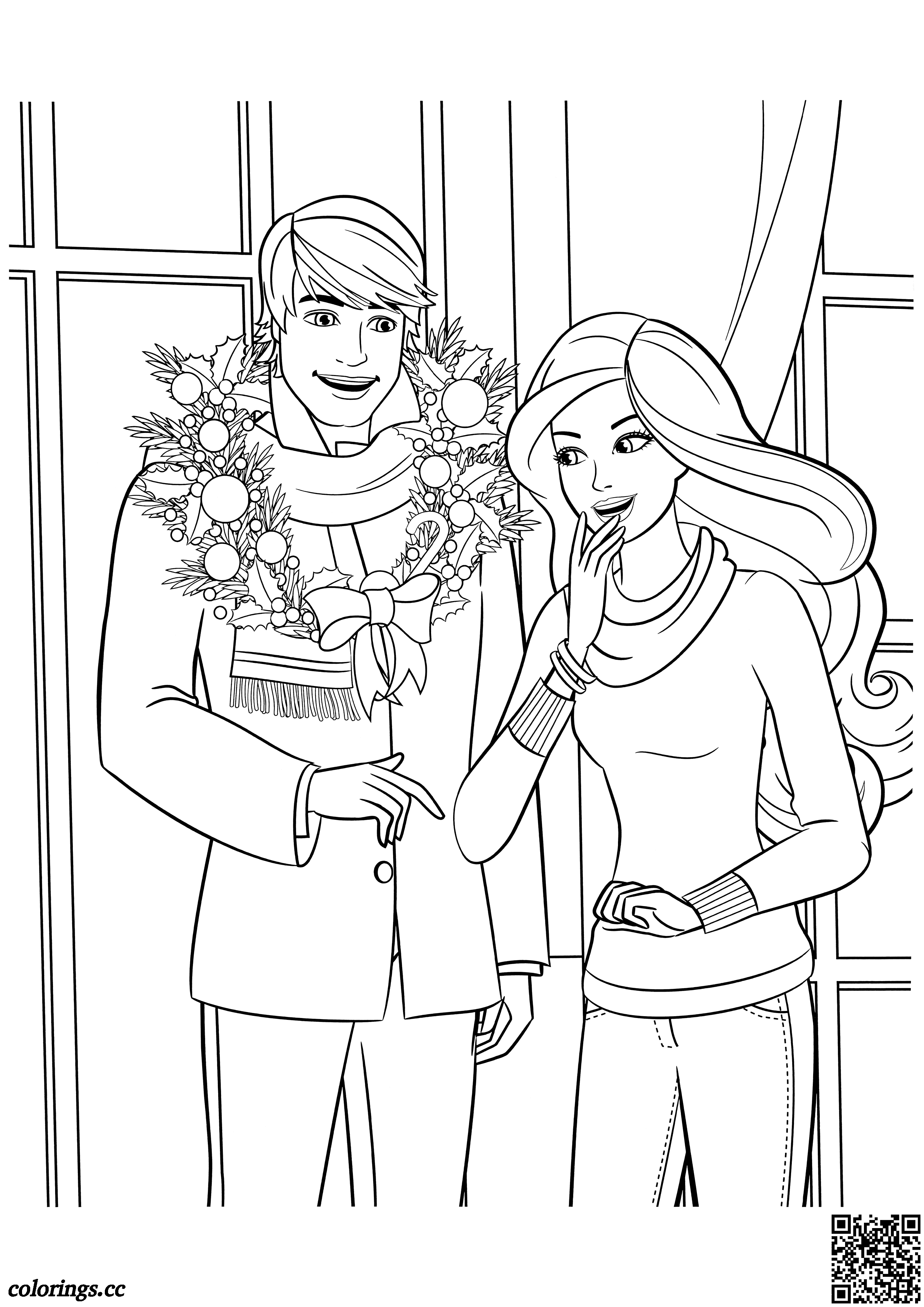 Ken and barbie coloring pages barbie coloring pages