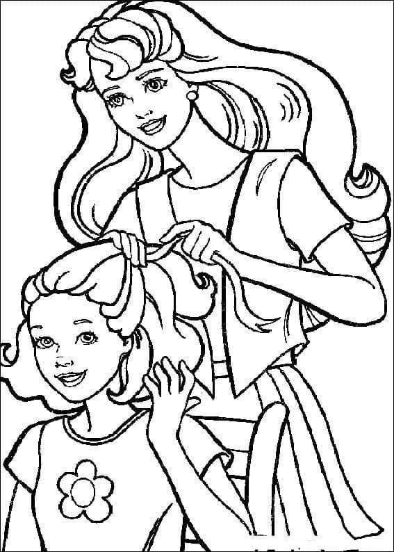 Barbie coloring pages