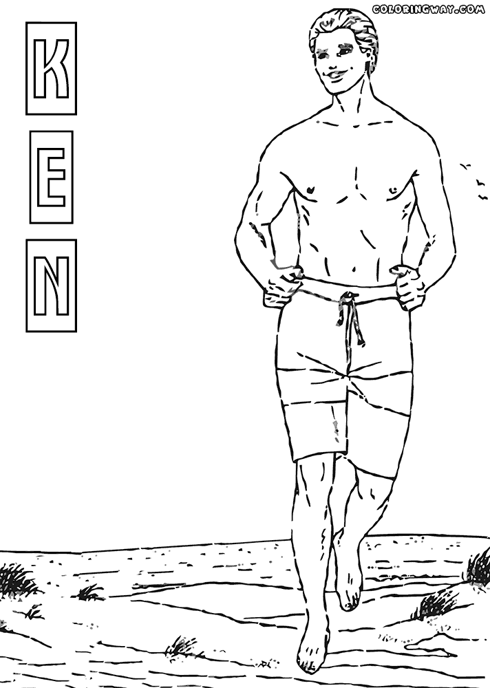 Barbie ken coloring pages coloring pages to download and print