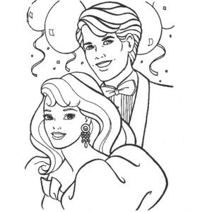 Ken coloring page