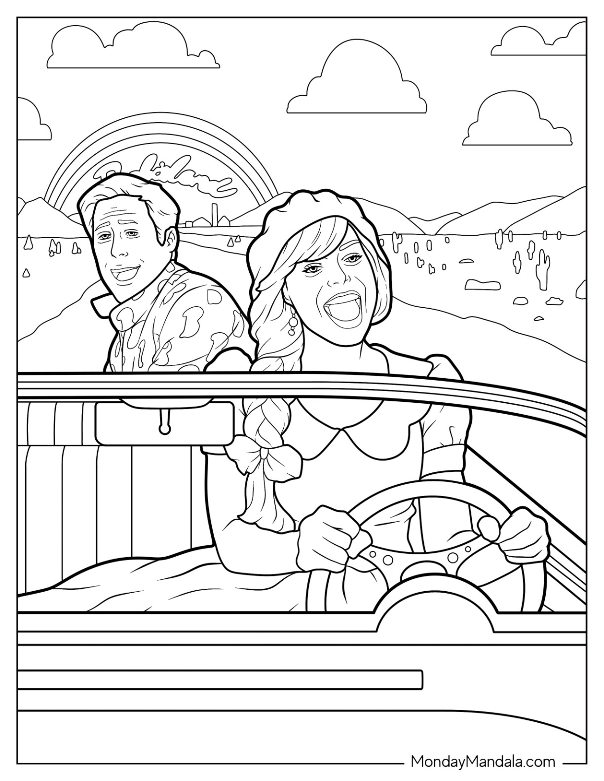 Barbie coloring pages free pdf printables