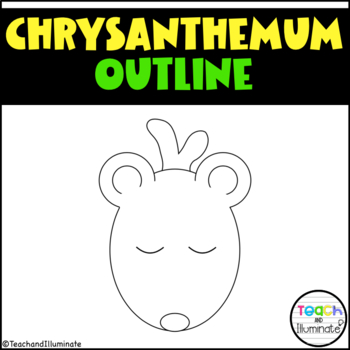 Chrysanthemum coloring page tpt