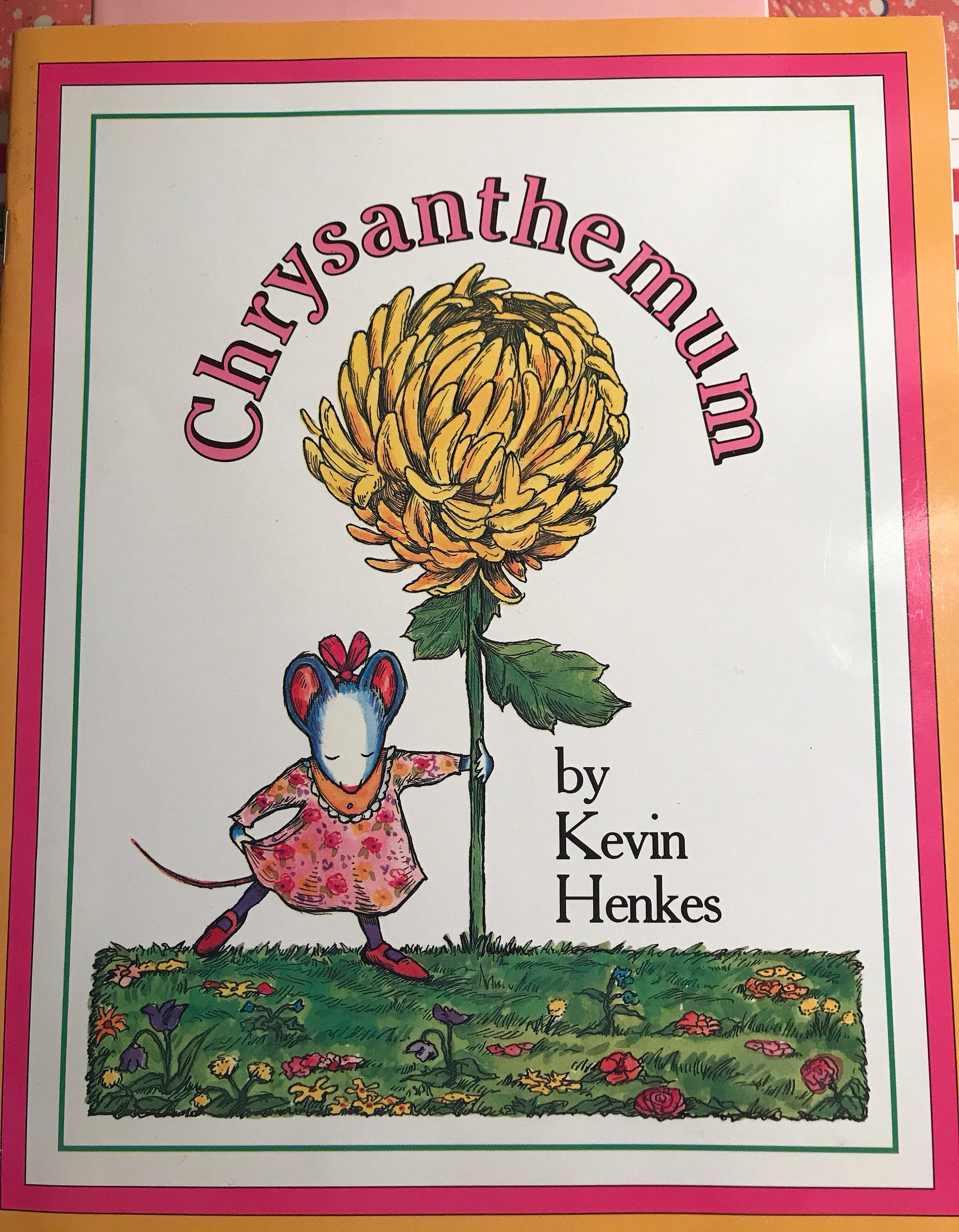 Chrysanthemum by kevin henkes paperback book mothers day