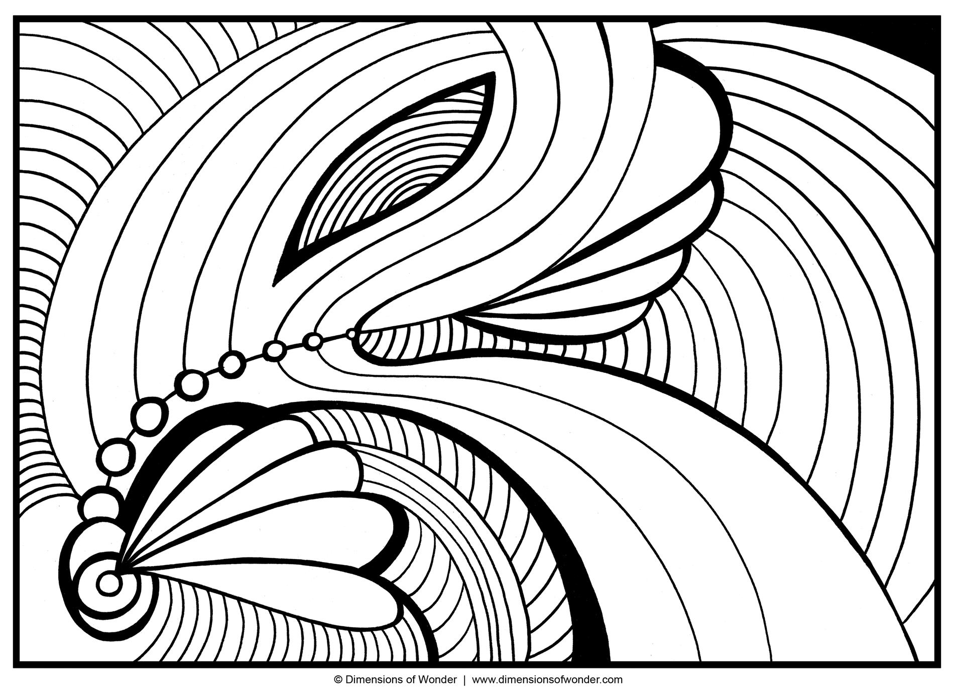 Coloring activity sheets