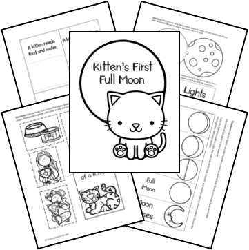 Kittens first full moon unit study lapbook