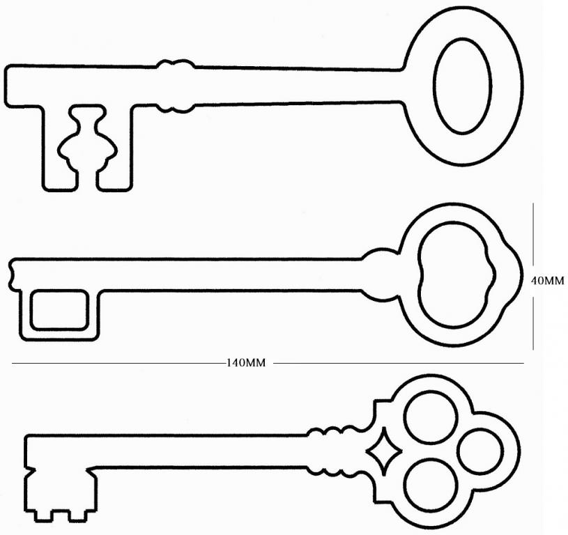 Free printable key sha template