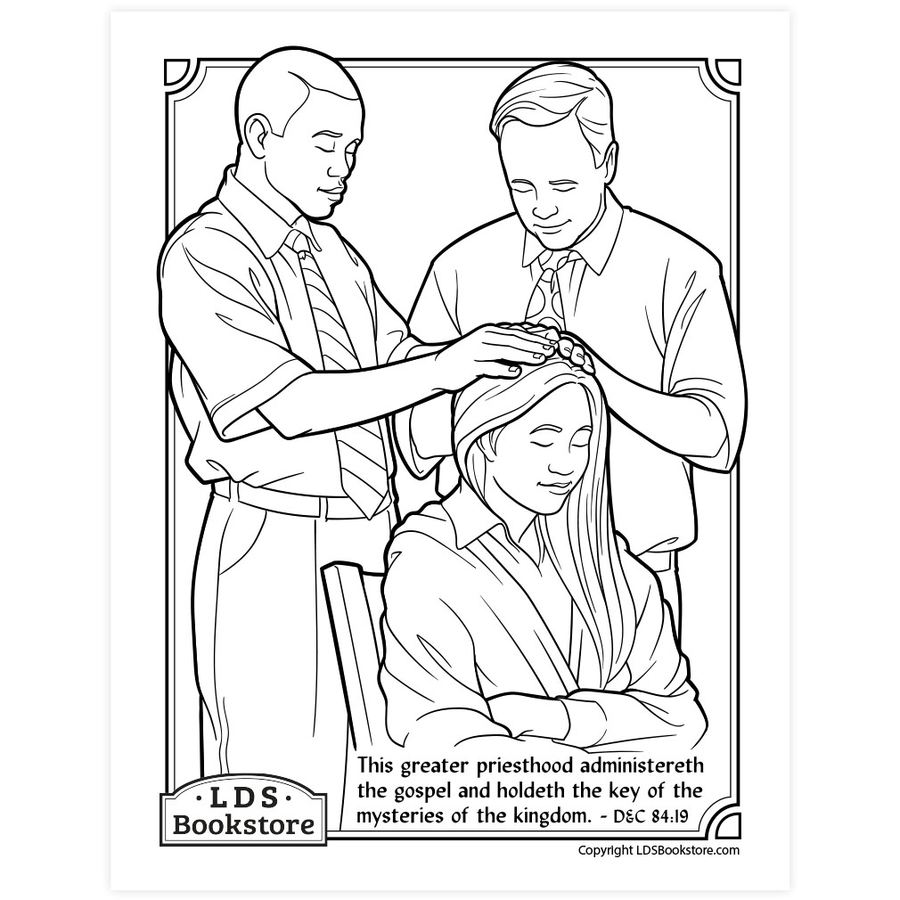 This greater priesthood coloring page