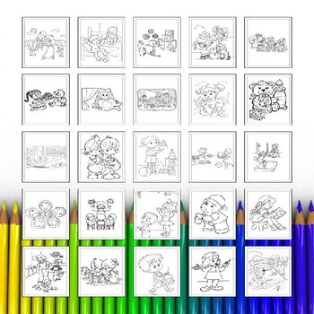 Spark your childs imagination with our printable kindergarten coloring pages
