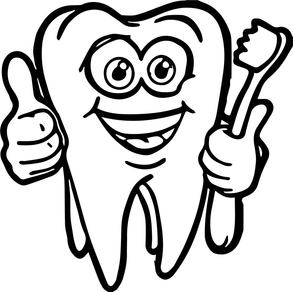 Coloring pages coloring sheet free dental pages brushing teeth for preschool